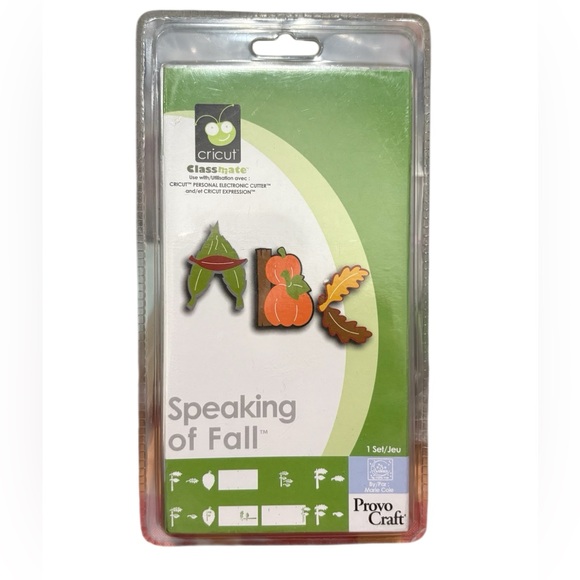 New Cricut Classmate Cartridge, Speaking of Fall - Picture 1 of 2